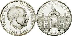 World Coins - France, Medal, Les Présidents de la République, François Mitterrand
