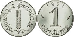 World Coins - Coin, France, Centime, 1991, , Stainless Steel, Quality BE, Gadoury:91b