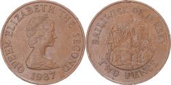 World Coins - Coin, Jersey, 2 Pence, 1987