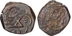 World Coins - Spain, Philip IV, 8 Maravedis, 1652, Countermark, Copper,