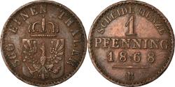 World Coins - Coin, German States, PRUSSIA, Wilhelm I, Pfennig, 1868, Hannover,