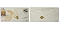 World Coins - Italy, 2 Euro, 2003, Enveloppe philatélique numismatique, , Bi-Metallic