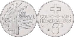 World Coins - Switzerland, 5 Francs, Sempach, 1986, Berne, Copper-nickel, , KM:65