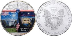 Us Coins - United States, 1 Dollar, 1 Oz, Silver Eagle, The White House, 2020