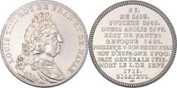 World Coins - France, Medal, Les rois de France, Louis XIV, History, , Nickel
