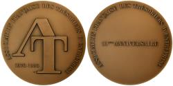 World Coins - France, Medal, Association Française des Trésoriers d'Entreprise, 10 Ans