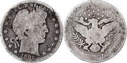 Us Coins - United States, Half Dollar, Barber Half Dollar, 1899, Philadelphia, Silver