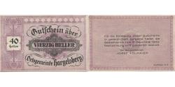 World Coins - Banknote, Austria, Hargelsberg, 40 Heller face value 1920 UNC(63) Mehl:FS 349IIc