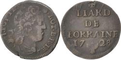 World Coins - Coin, German States, LORRAINE, Leopold Joseph, Liard, 1728, , Copper