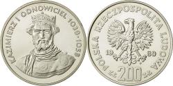 World Coins - Coin, Poland, 200 Zlotych, 1980, Warsaw, , Silver, KM:118