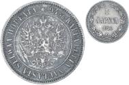 World Coins - Coin, Finland, Alexander III, Markka, 1890, Helsinki, , Silver, KM:3.2