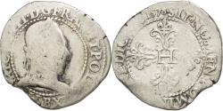 World Coins - Coin, France, Franc au Col Plat, 1578, Rouen, , Silver, Sombart:4714