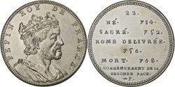 World Coins - France, Medal, Roi de France, Pepin, Copper-nickel, Piéfort,