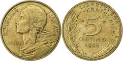 World Coins - France, 5 Centimes, Marianne, 1996, Paris, Aluminum-Bronze,