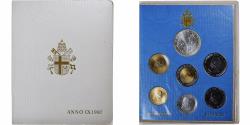 World Coins - Vatican, Jean-Paul II, Set 10 L. - 1000 L., 1987, Rome, BU,