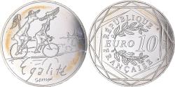 World Coins - France, 10 Euro, 2014, Monnaie de Paris, Sempé Égalité Été, , Silver