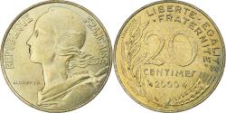 World Coins - France, 20 Centimes, Marianne, 2000, Pessac, Aluminum-Bronze, , KM:930