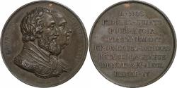 World Coins - France, Medal, Louis XVIII, Rétablissement de la statue d'Henri IV, History