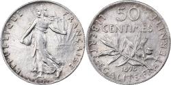 World Coins - Coin, France, Semeuse, 50 Centimes, 1898, Paris, , Silver, KM:854