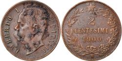 World Coins - Coin, Italy, Umberto I, 2 Centesimi, 1900, Rome, , Copper, KM:30