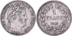 World Coins - France, Franc, Louis-Philippe, 1845, Rouen, Silver, , Gadoury:453