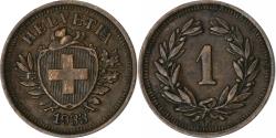 World Coins - Switzerland, Rappen, 1933, Bern, Bronze, , KM:3