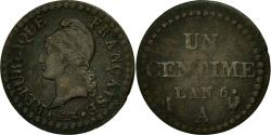 World Coins - Coin, France, Dupré, Centime, AN 6, Paris, , Bronze, KM:646
