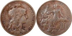 World Coins - France, 10 Centimes, Daniel-Dupuis, 1912, Paris, Bronze, , Gadoury:277