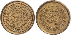 World Coins - Czech Republic, Gros de Prague, Replica, , Bronze