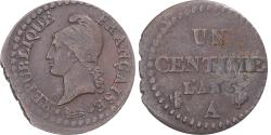 World Coins - Coin, France, Dupré, Centime, AN 6, Paris, , Bronze, KM:646