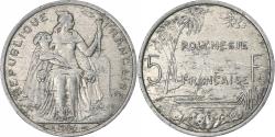 World Coins - French Polynesia, 5 Francs, 1986, Paris, Aluminum, , Lecompte:56, KM:12