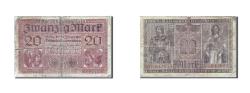 World Coins - Banknote, Germany, 20 Mark, 1917-1918, 1918-02-20, KM:57, F(12-15)