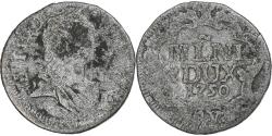 World Coins - Duchy of Milan, Maria Theresa, 5 Soldi, 1750, Milan, Billon,