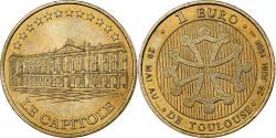World Coins - France, Euro, Toulouse - Le Capitole, 1998, Copper-nickel Aluminium,