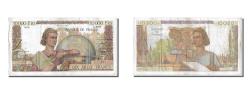 World Coins - Banknote, France, 10,000 Francs, 10 000 F 1945-1956 ''Génie Français'', 1952