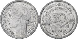 World Coins - France, 50 Centimes, Morlon, 1941, Paris, Aluminum, AU(50-53), Gadoury:426
