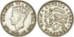 World Coins - Coin, Cyprus, George VI, 9 Piastres, 1940, , Silver, KM:25