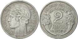 World Coins - Coin, France, Morlon, 2 Francs, 1946, Beaumont - Le Roger, , Aluminum
