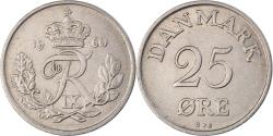 World Coins - Coin, Denmark, Frederik IX, 25 Öre, 1960, Copenhagen, , Copper-nickel