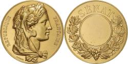 World Coins - France, Medal, Paris - Le Sénat, 1966, Vermeil, Gayrard,