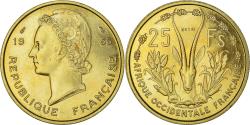 World Coins - Coin, French West Africa, 25 Francs, 1956, , Aluminum-Bronze, KM:E5