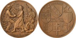 World Coins - France, Medal, La Soyotte Lorraine, MDP, Bronze, Crouzat,