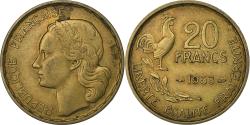 World Coins - France, 20 Francs, Guiraud, 1953, Paris, Aluminum-Bronze, , KM:917.1
