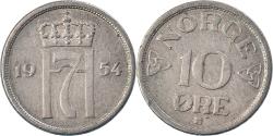 World Coins - Coin, Norway, 10 Öre, 1954
