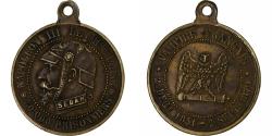 World Coins - France, Medal, Napoléon III, Satirique, Bataille de Sedan, 1870, Bronze