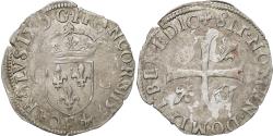 World Coins - France, Charles IX, Douzain aux deux C, 1574, Angers, 1st Type, Billon