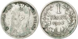World Coins - Coin, Belgium, Franc, 1904, , Silver, KM:56.1