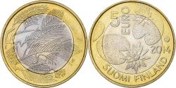 World Coins - Finland, 5 Euro, 2014, Vantaa, Bi-Metallic,