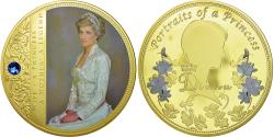 World Coins - France, Medal, Portraits de la Princesse Diana, , Copper Gilt