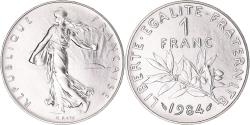 World Coins - Coin, France, Semeuse, Franc, 1984, Paris, série FDC, , Nickel
